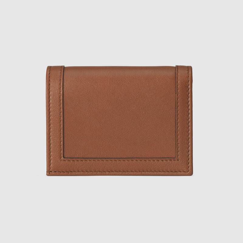 Gucci Diana Card Case Wallet 658244 Brown